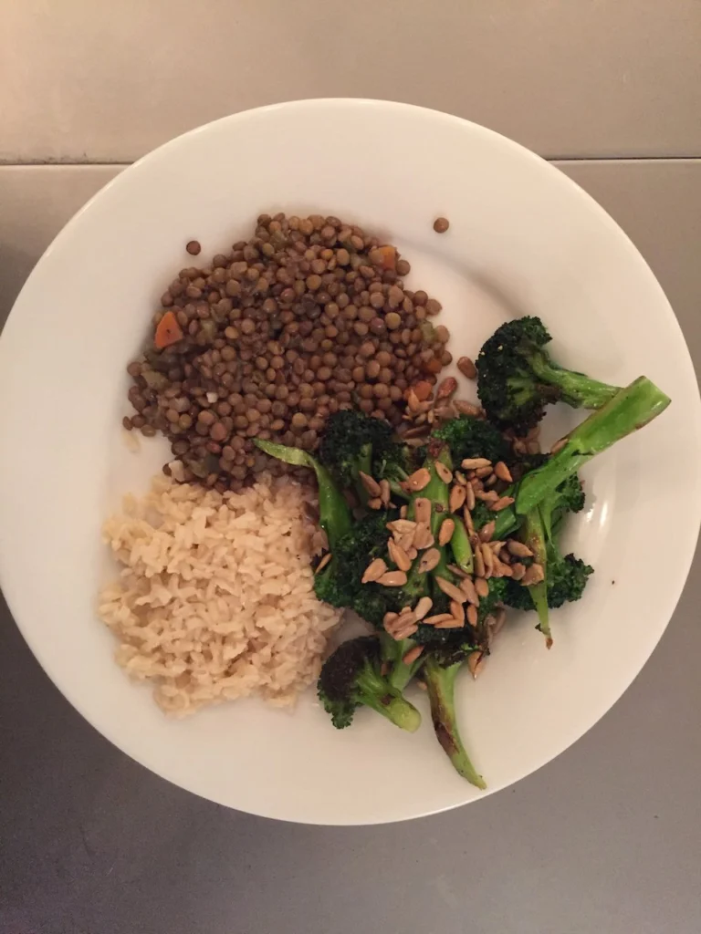 Does it get any healthier? Proof of diet for my dietician.