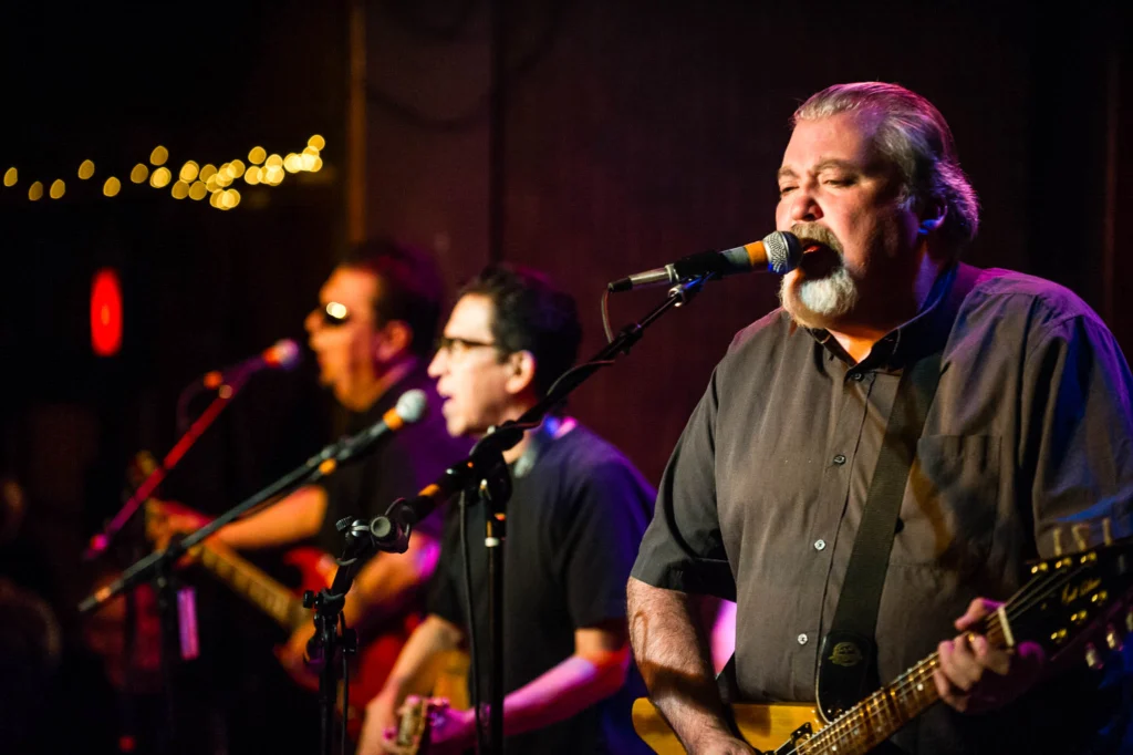Los Lobos performs at Fitzgerald's in Berwyn, Illinois.