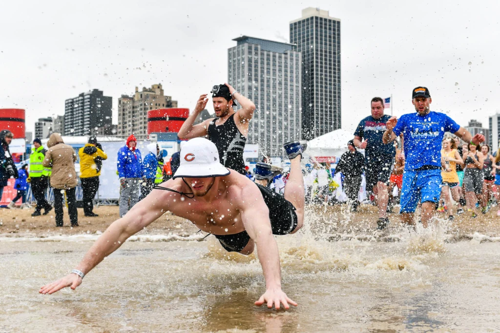 Special Olympics Chicago Polar Plunge at North Ave. Beach, Chicago, Ill. Sunday, March 3, 2019.