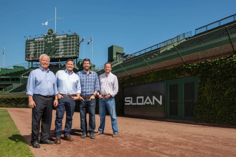 C-suite portraits at Wrigley Field, Sloan